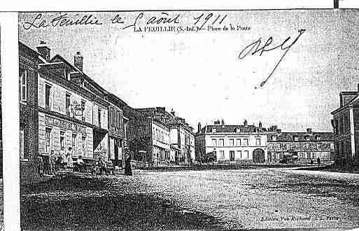 Ville de FEUILLIE(LA) Carte postale ancienne