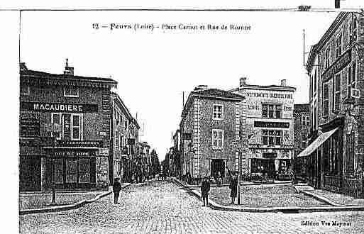 Ville de FEURS Carte postale ancienne