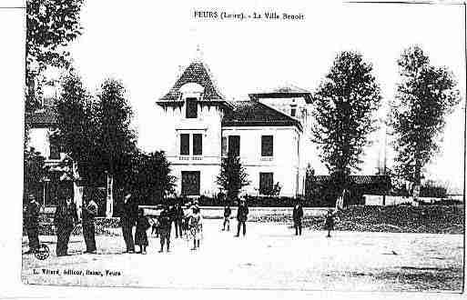 Ville de FEURS Carte postale ancienne