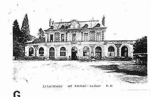 Ville de FIGEAC Carte postale ancienne