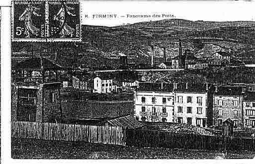 Ville de FIRMINY Carte postale ancienne