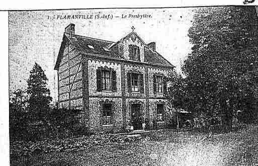 Ville de FLAMANVILLE Carte postale ancienne