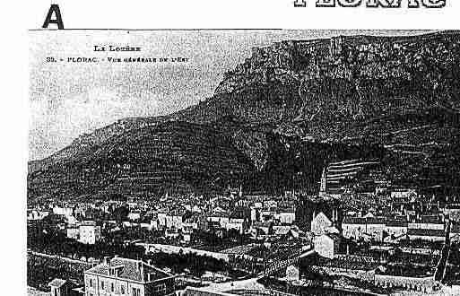 Ville de FLORAC Carte postale ancienne