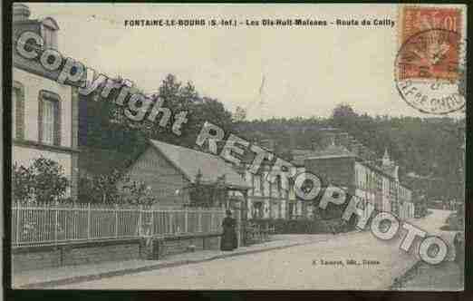 Ville de FONTAINELEBOURG Carte postale ancienne