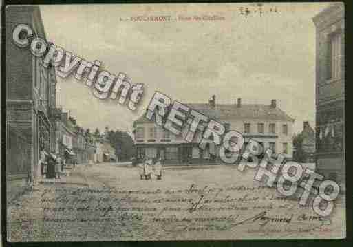 Ville de FOUCARMONT Carte postale ancienne