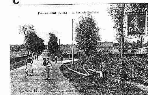 Ville de FOUCARMONT Carte postale ancienne