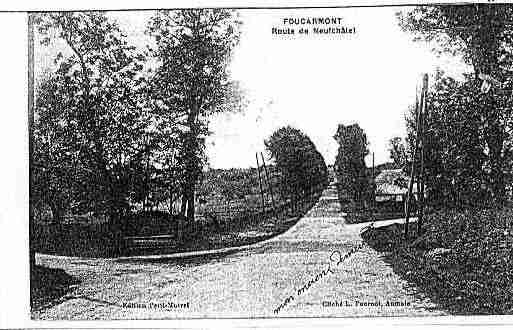 Ville de FOUCARMONT Carte postale ancienne