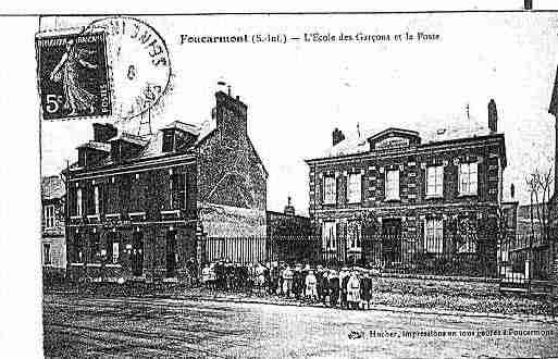 Ville de FOUCARMONT Carte postale ancienne