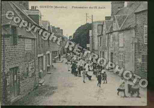 Ville de GENETS Carte postale ancienne