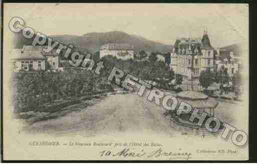 Ville de GERARDMER Carte postale ancienne