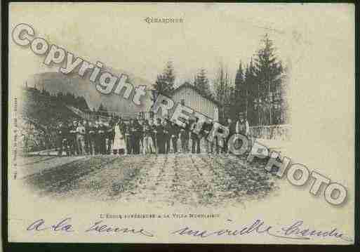 Ville de GERARDMER Carte postale ancienne