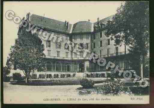 Ville de GERARDMER Carte postale ancienne