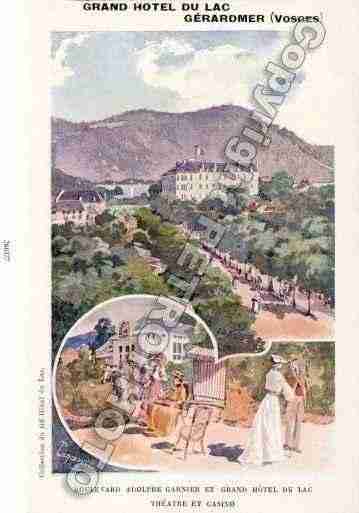 Ville de GERARDMER Carte postale ancienne