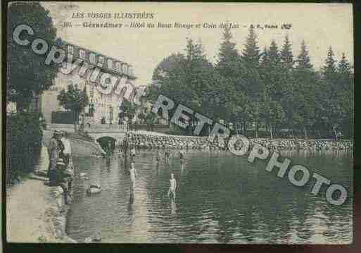 Ville de GERARDMER Carte postale ancienne