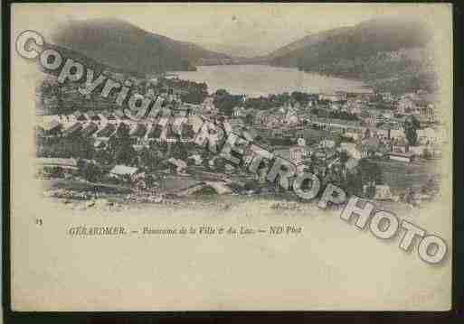 Ville de GERARDMER Carte postale ancienne