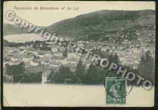 Ville de GERARDMER Carte postale ancienne