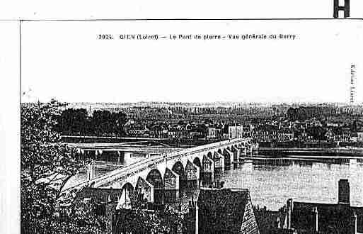 Ville de GIEN Carte postale ancienne