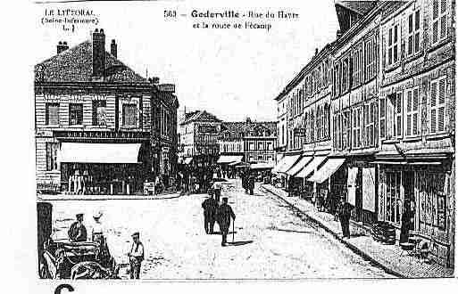 Ville de GODERVILLE Carte postale ancienne