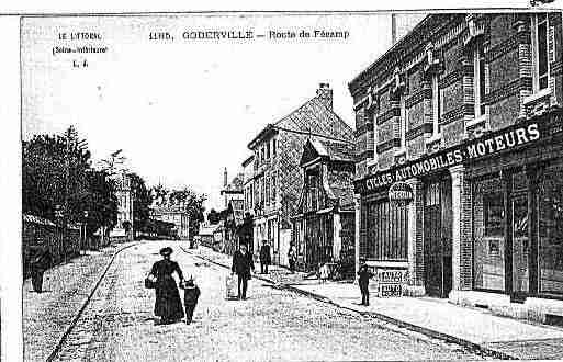 Ville de GODERVILLE Carte postale ancienne