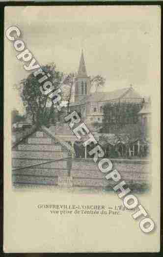 Ville de GONFREVILLEL\'ORCHER Carte postale ancienne