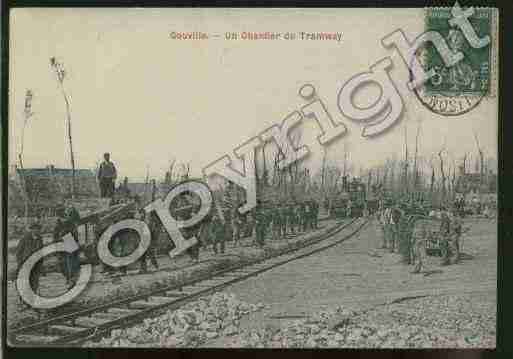 Ville de GOUVILLESURMER Carte postale ancienne