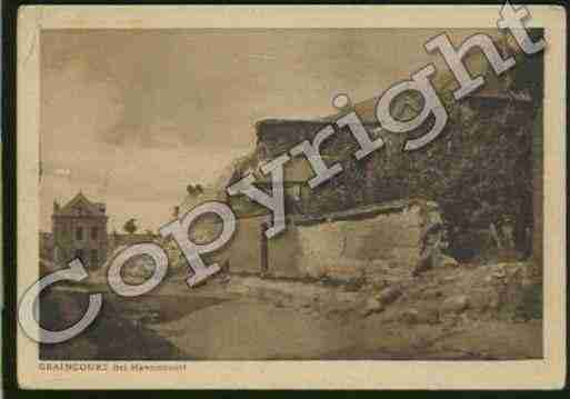 Ville de GRAINCOURTLESHAVRINCOURT Carte postale ancienne