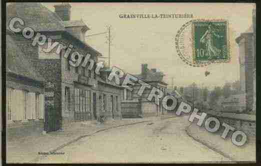 Ville de GRAINVILLELATEINTURIERE Carte postale ancienne