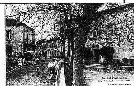 Ville de GRAMAT Carte postale ancienne