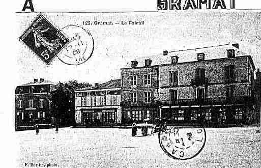 Ville de GRAMAT Carte postale ancienne