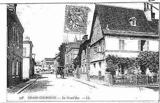 Ville de GRANDCOURONNE Carte postale ancienne