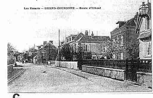 Ville de GRANDCOURONNE Carte postale ancienne