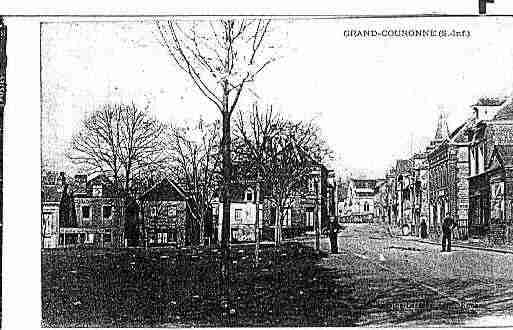 Ville de GRANDCOURONNE Carte postale ancienne