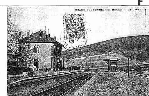 Ville de GRANDCOURONNE Carte postale ancienne