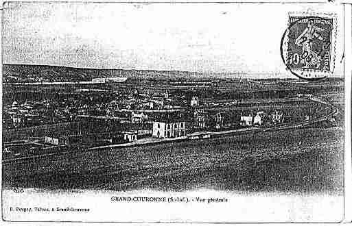 Ville de GRANDCOURONNE Carte postale ancienne