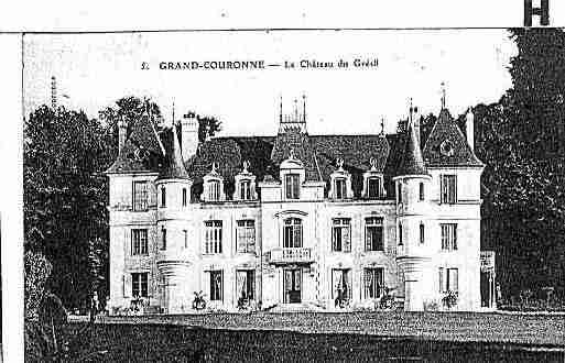 Ville de GRANDCOURONNE Carte postale ancienne