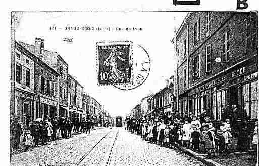 Ville de GRANDCROIX(LA) Carte postale ancienne