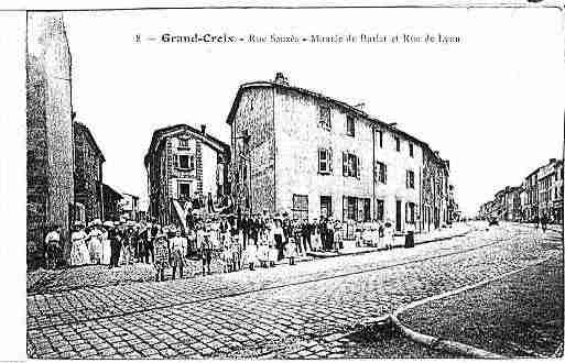 Ville de GRANDCROIX(LA) Carte postale ancienne