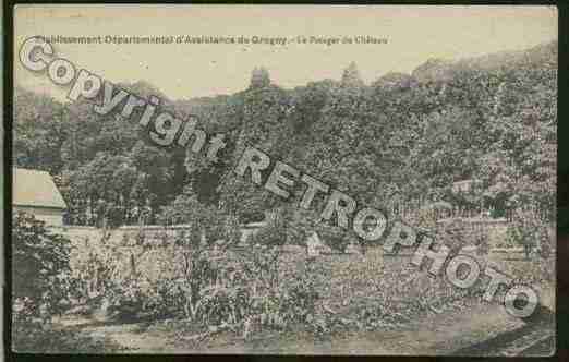 Ville de GRUGNY Carte postale ancienne