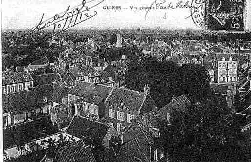 Ville de GUINES Carte postale ancienne