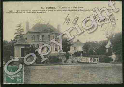 Ville de GUINES Carte postale ancienne