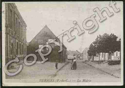 Ville de HERMIES Carte postale ancienne