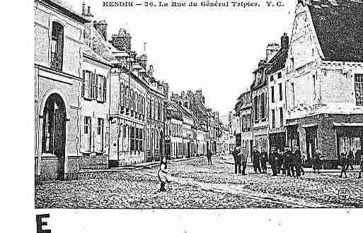 Ville de HESDIN Carte postale ancienne