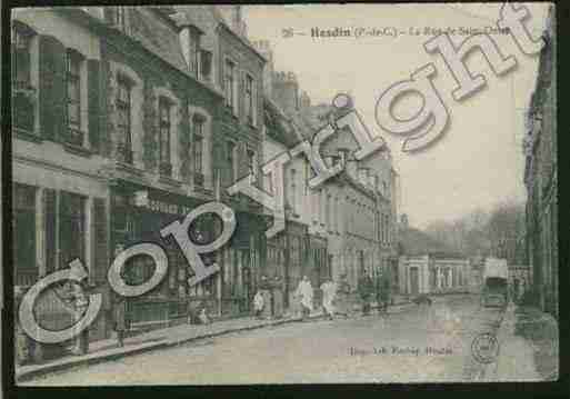 Ville de HESDIN Carte postale ancienne