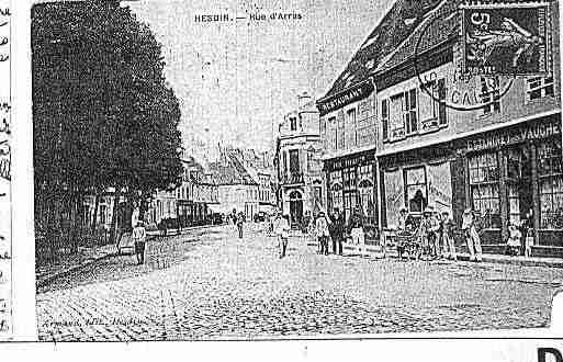 Ville de HESDIN Carte postale ancienne