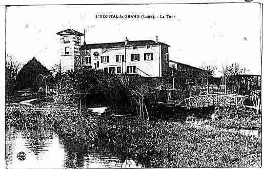 Ville de HOPITALLEGRAND(L\\\') Carte postale ancienne