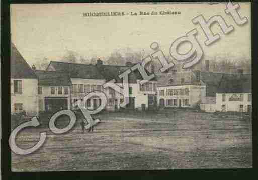 Ville de HUCQUELIERS Carte postale ancienne