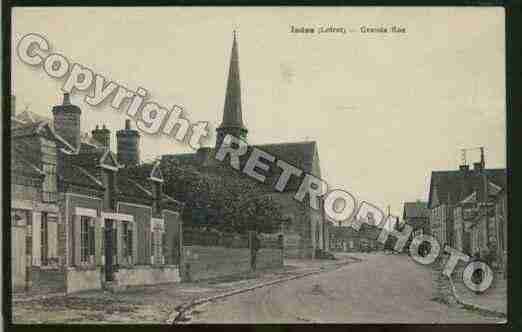 Ville de ISDES Carte postale ancienne