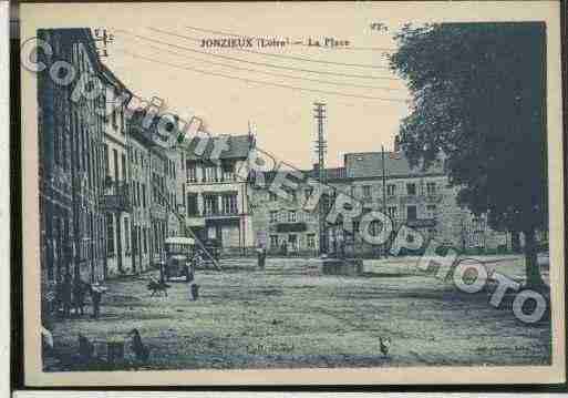 Ville de JONZIEUX Carte postale ancienne