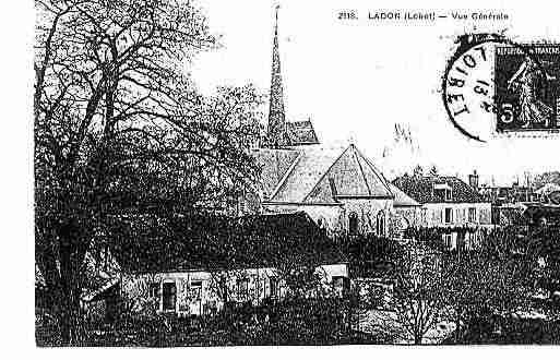 Ville de LADON Carte postale ancienne