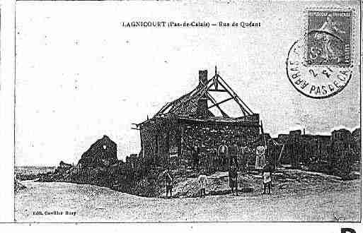 Ville de LAGNICOURTMARCEL Carte postale ancienne